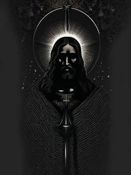 Dark Jesus Wallpaper  ,mobile iphone background wallpaper