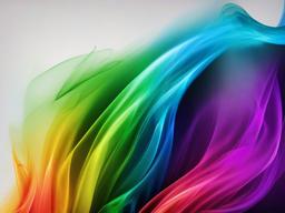 Rainbow Smoke Background  