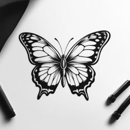 Little butterfly tattoo,Tiny yet charming butterfly tattoo designs. tattoo design, white background