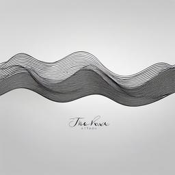 The Wave Tattoo - A simple and classic wave design, capturing the essence of fluidity and movement.  simple tattoo design