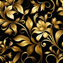 Gold Background Wallpaper - black and gold floral background  