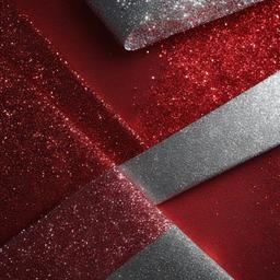 Glitter background - red and silver glitter background  