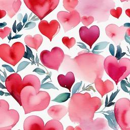 Valentine Background Wallpaper - valentine watercolor background  