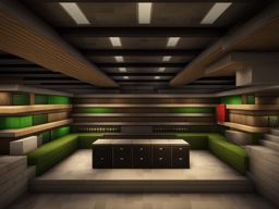 underground bunker with high-tech security systems - minecraft house design ideas 