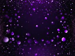 Black Background With Purple Glitter  