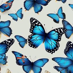 Butterfly Background Wallpaper - cute butterfly wallpaper blue  