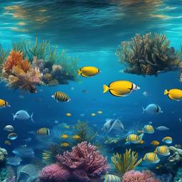 Ocean Background Wallpaper - underwater ocean backdrop  