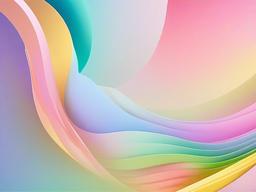 Pastel Rainbow Color Background  