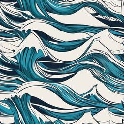 wave tattoo  simple vector tattoo design