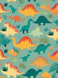 Dino Cute Wallpaper - Friendly dinosaurs in gentle colors  ,mobile iphone background wallpaper