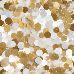 Glitter background - white and gold sparkle background  