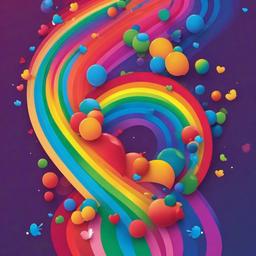Rainbow Background Wallpaper - rainbow friend background  