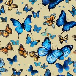 Butterfly Background Wallpaper - blue wallpaper butterfly  