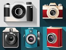 camera clipart - capturing a memorable snapshot. 