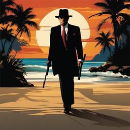 Beach background - scarface beach background  
