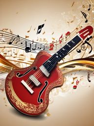 Music Wallpapers - Musical Notes and Instruments  intricate patterns, splash art, wallpaper art