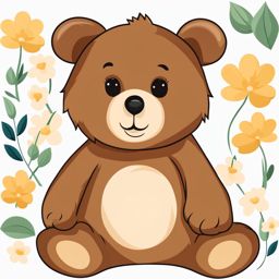 bear clipart - a cuddly and bear-shaped bear image. 