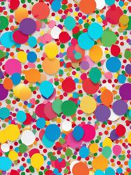 Birthday Confetti clipart - Colorful confetti for celebrations, ,vector color clipart,minimal