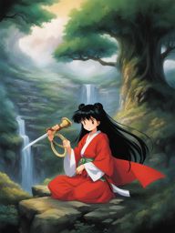 kagome higurashi and inuyasha traverse the mystical bone eater's well between eras. 