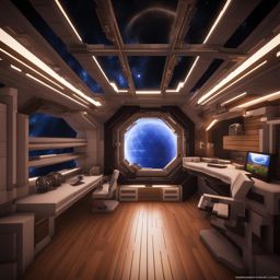 self-sustaining space habitat for long-term colonization - minecraft house design ideas 