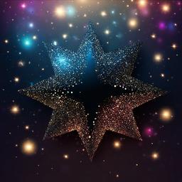 Glitter background - sparkly star background  