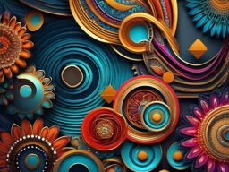 Computer Wallpaper Customizing Your Desktop with Stunning Backgrounds wallpaper splash art, vibrant colors, intricate patterns