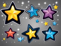 star clipart - a sparkling, twinkling star. 