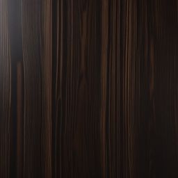 Wood in a sleek, dark ebony finish with a glossy, contemporary sheen top view, product photoshoot realistic background, hyper detail, high resolution