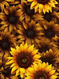 Flower Background Wallpaper - fall sunflower background  