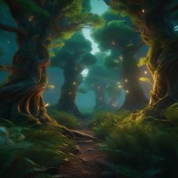 Dryad's Sapling Dancing in a Mystical Grove detailed matte painting, deep color, fantastical, intricate detail, splash screen, complementary colors, fantasy concept art, 8k resolution trending on artstation unreal engine 5