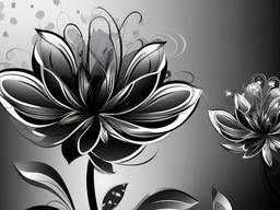 Wallpaper Flower Black  ,desktop background wallpaper