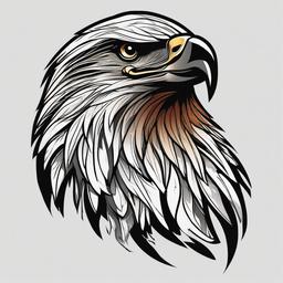 eagle bear tattoo  simple vector color tattoo