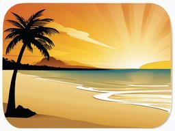 Palm Tree clipart - palm tree on a beach  clipart