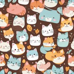 Cat Background Wallpaper - cute kawaii cat wallpaper  