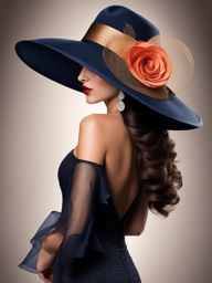 hat clipart: adding style to an elegant fashion show. 