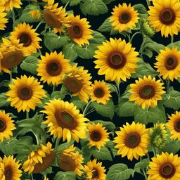 Sunflower Background Wallpaper - daisy and sunflower background  