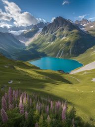 secrets of the vanoise national park - paint the secrets of vanoise national park, with alpine meadows, glacial lakes, and towering peaks. 