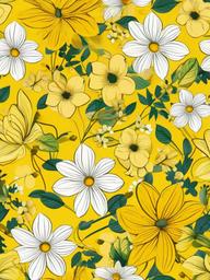 Flower Background Wallpaper - flower yellow background  