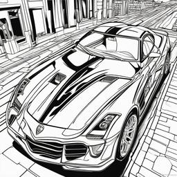 Car  simple, coloring pages