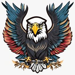 Eagle clipart - eagle symbolizing bravery and power  