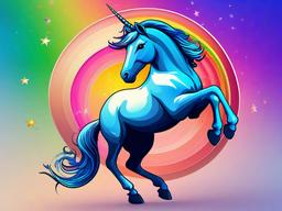 Rainbow Unicorn Background Hd  