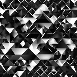 Geometric Background - black and white triangle background  