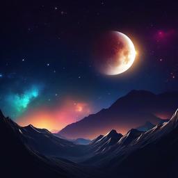 Galaxy Background Wallpaper - galaxy wallpaper moon  