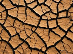 Cracked Earth Background - Rugged, dry earth for dramatic texture  minimal design