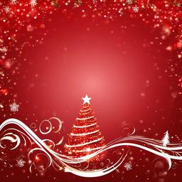 Christmas Background Wallpaper - red christmas tree wallpaper  