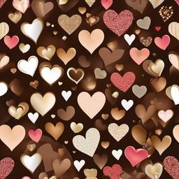 Heart Background Wallpaper - heart brown background  