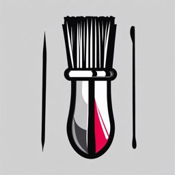 Paintbrush icon - Paintbrush icon for art and creativity,  color clipart, vector art