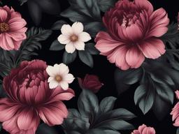 Dark Flower Aesthetic Wallpaper  ,desktop background wallpaper