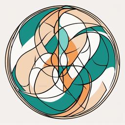 vesica pisces tattoo  simple vector color tattoo