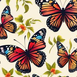 Butterfly Background Wallpaper - butterflies and flowers background  